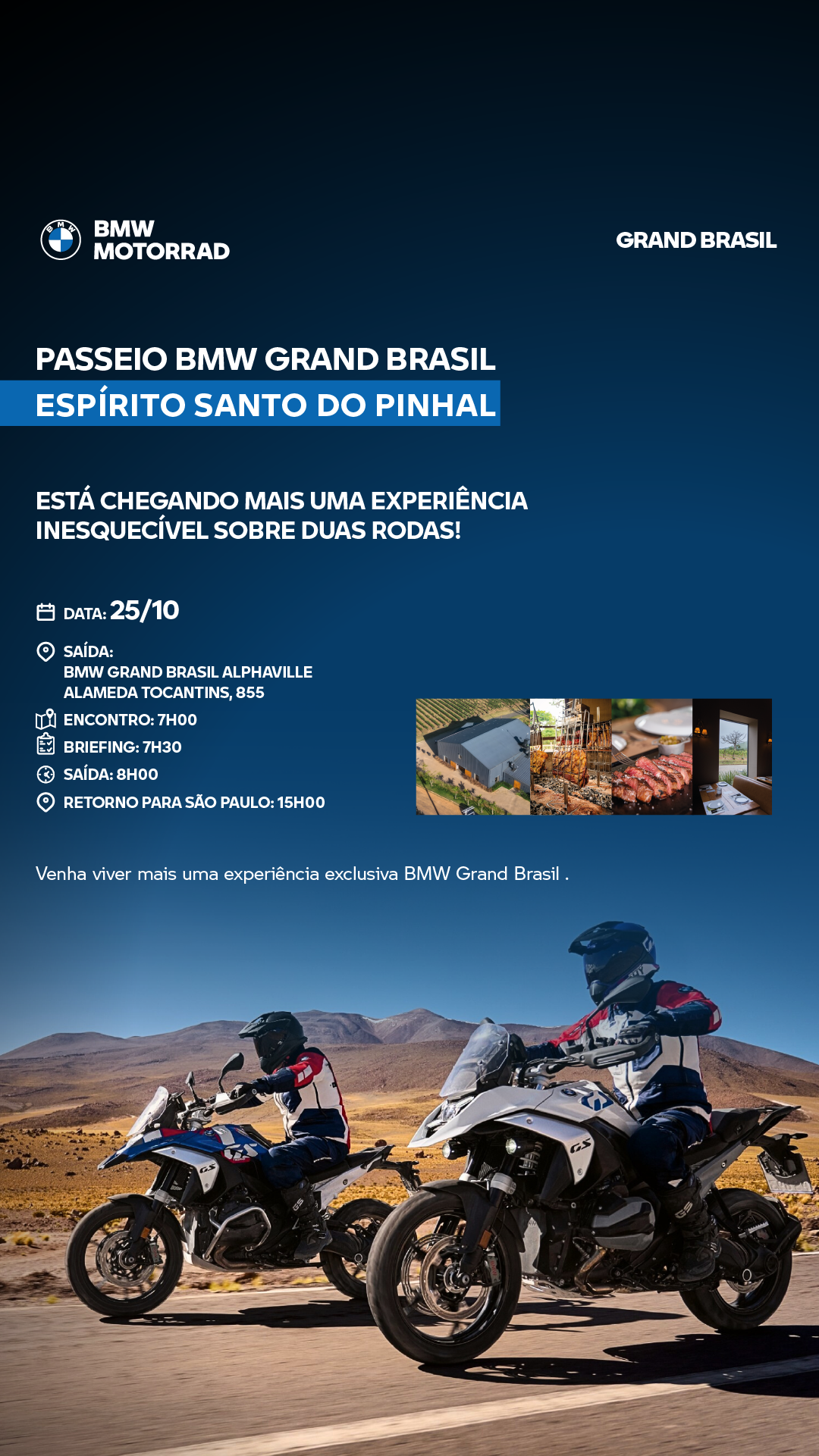 PASSEIO BMW GRAND BRASIL – Espirito Santo do Pinhal